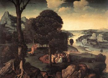 Landscape With St John The baptist Preaching